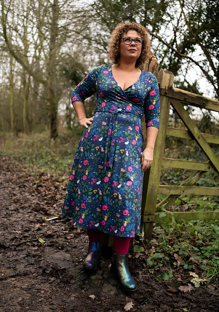 Penny Pretty Mouse Print Midi Dress
