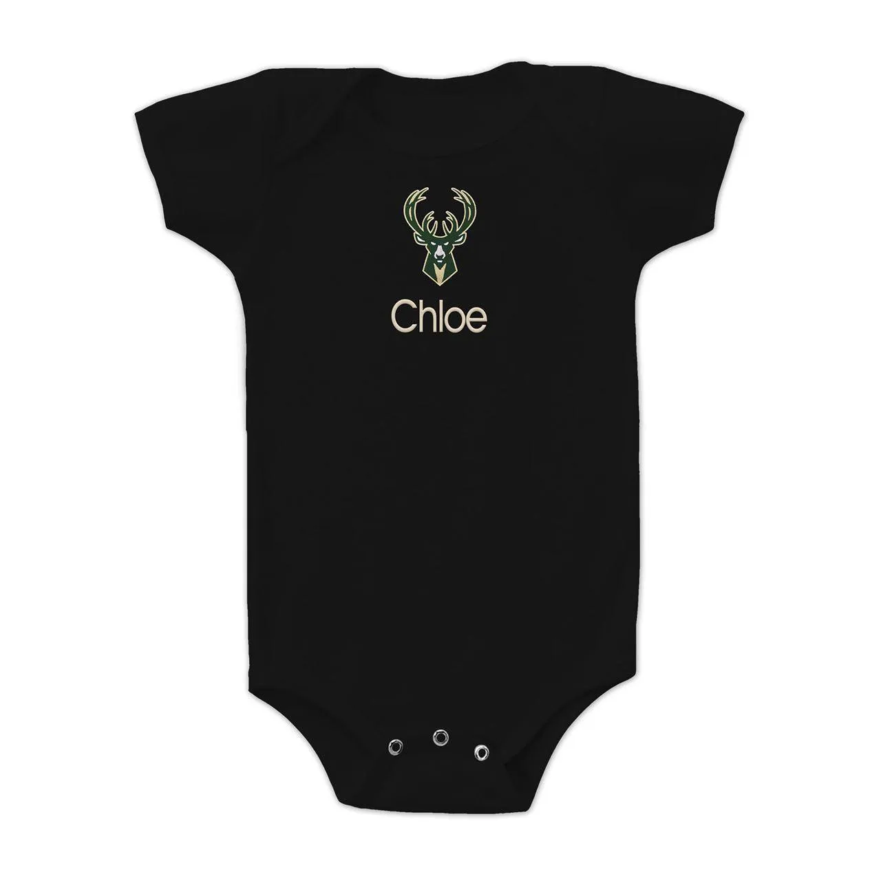 Personalized Milwaukee Bucks Bodysuit