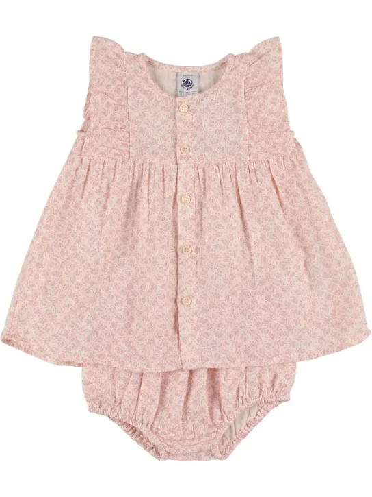 Petit Bateau   Cotton dress &amp; diaper cover 