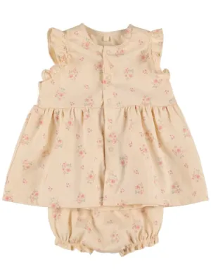 Petit Bateau   Cotton dress &amp; diaper cover 