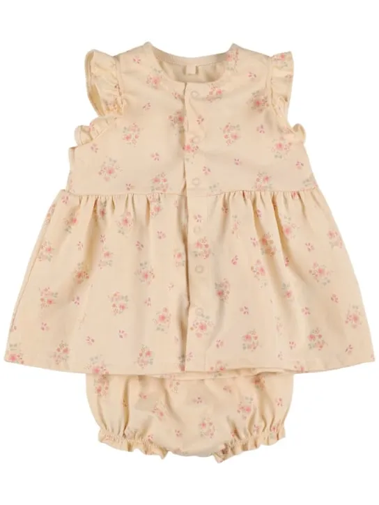Petit Bateau   Cotton dress &amp; diaper cover 
