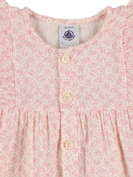 Petit Bateau   Cotton dress &amp; diaper cover 