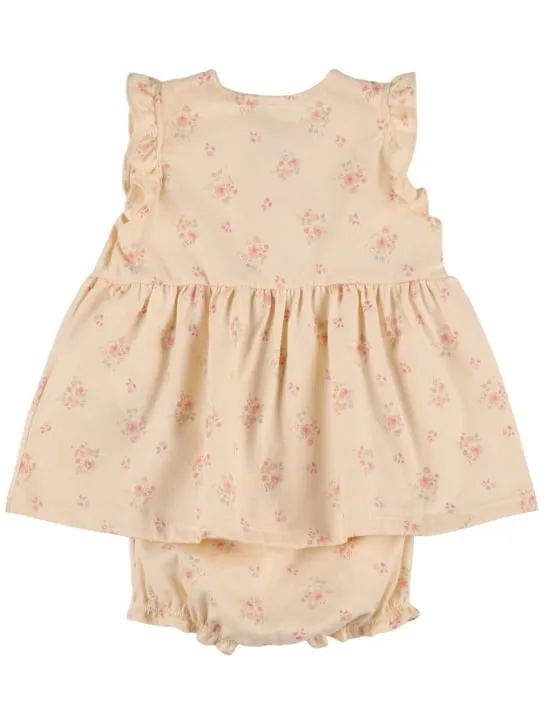 Petit Bateau   Cotton dress &amp; diaper cover 