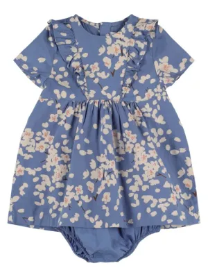 Petit Bateau   Cotton dress w/ diaper cover 