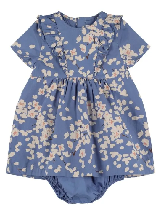 Petit Bateau   Cotton dress w/ diaper cover 