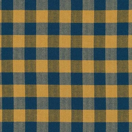 Porto Flannel Gingham in Yarrow