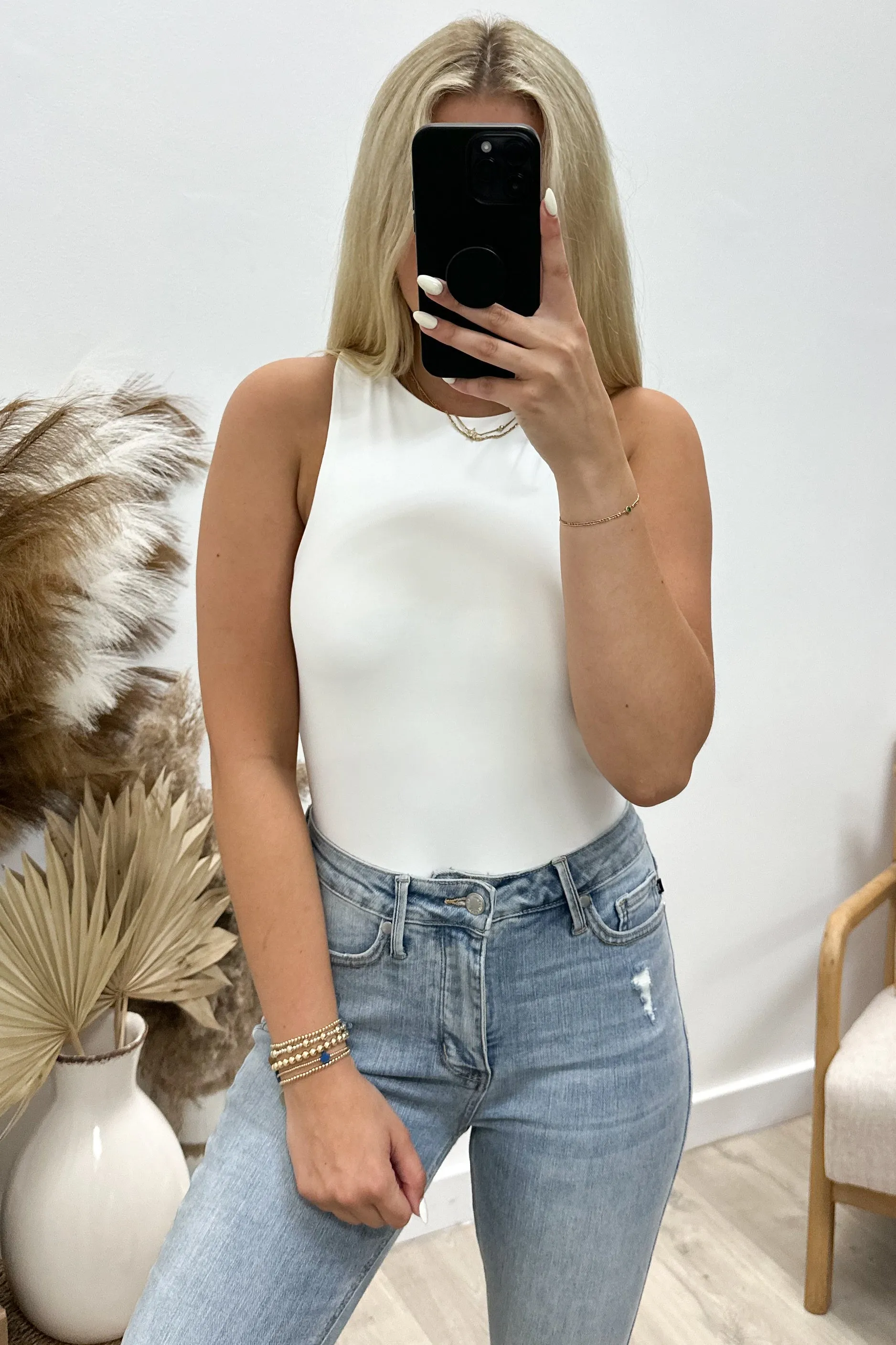 "Flirt With Fate" Bodysuit (Off White)