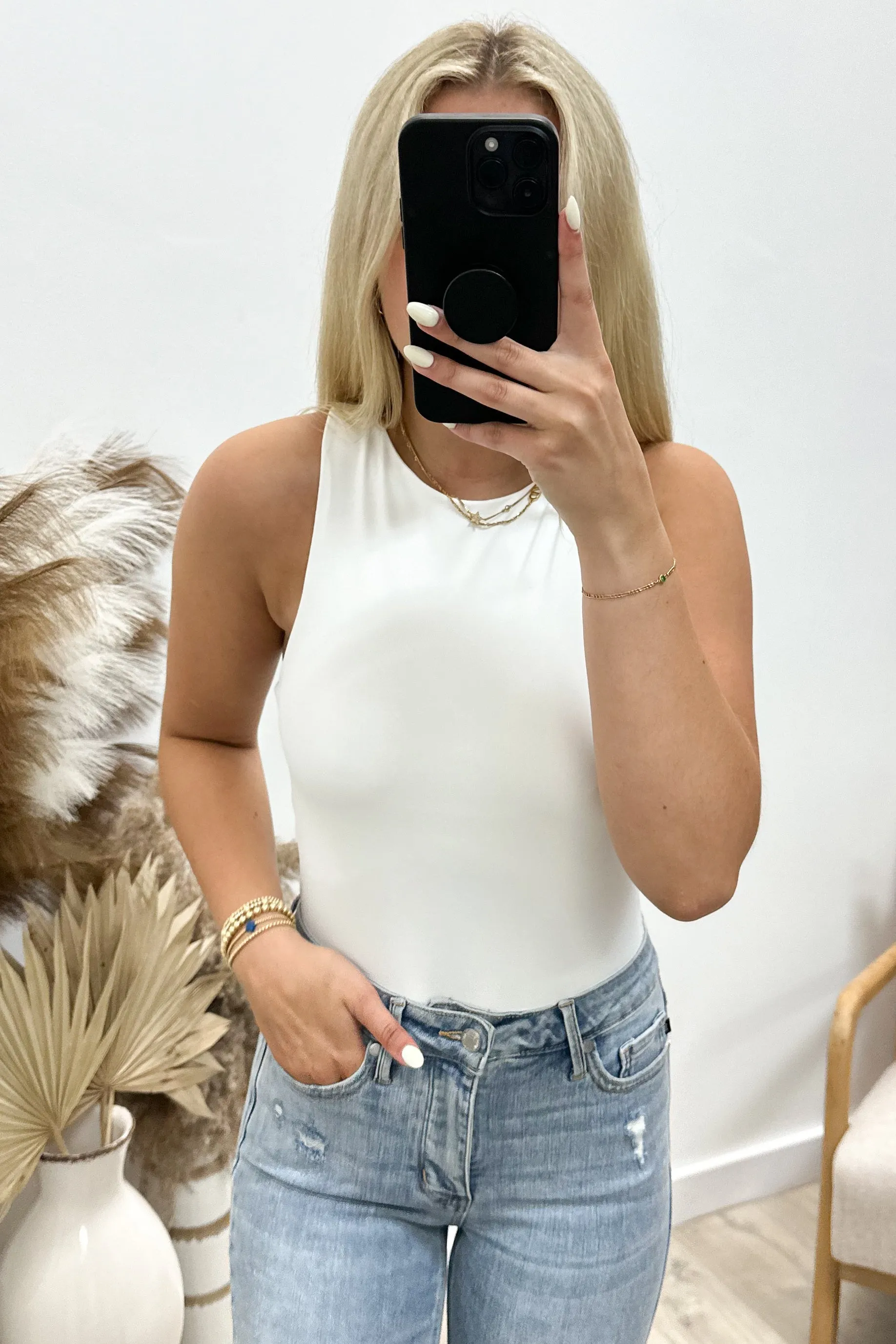 "Flirt With Fate" Bodysuit (Off White)