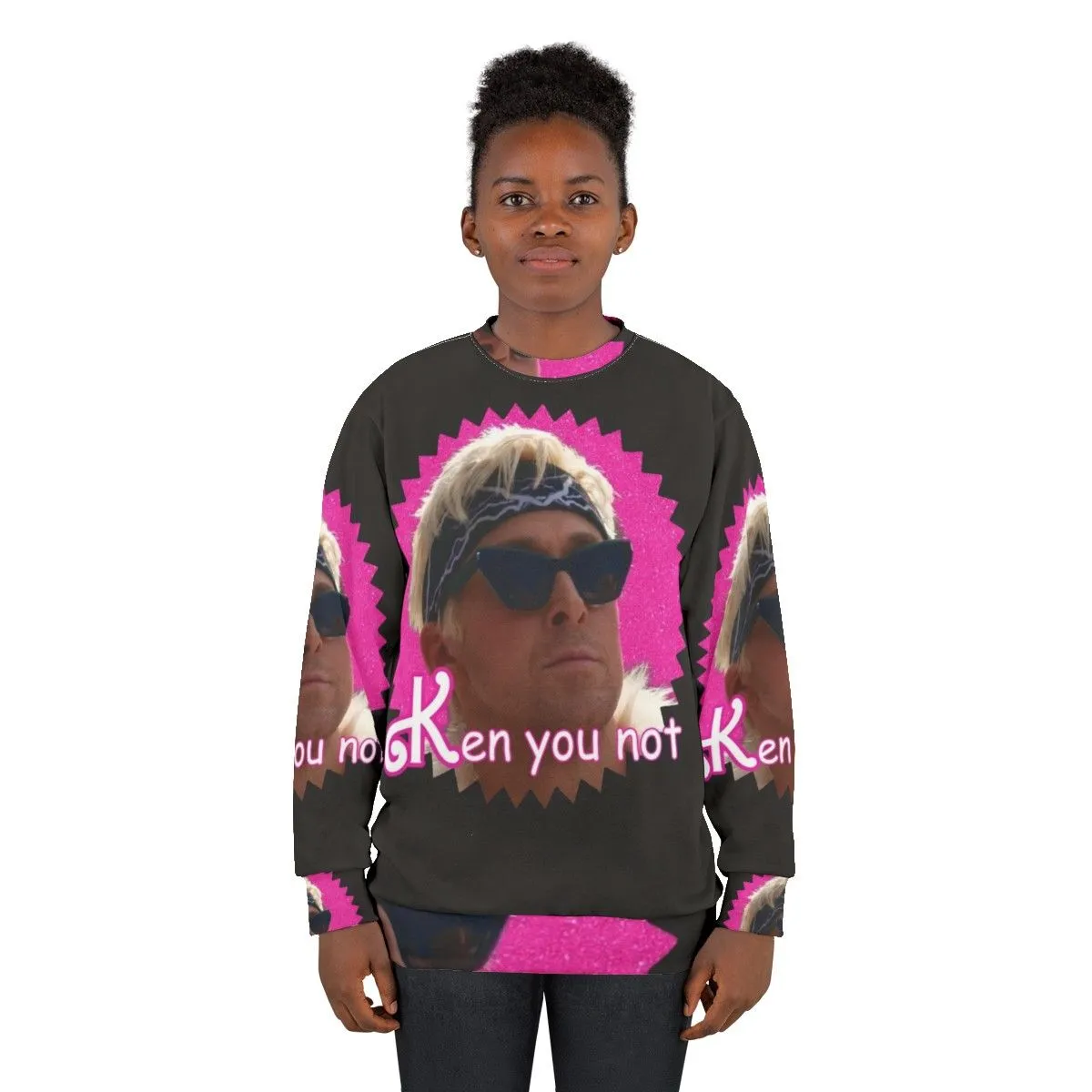 "Funny Meme Parody Sweatshirt: 'Ken You Not'"