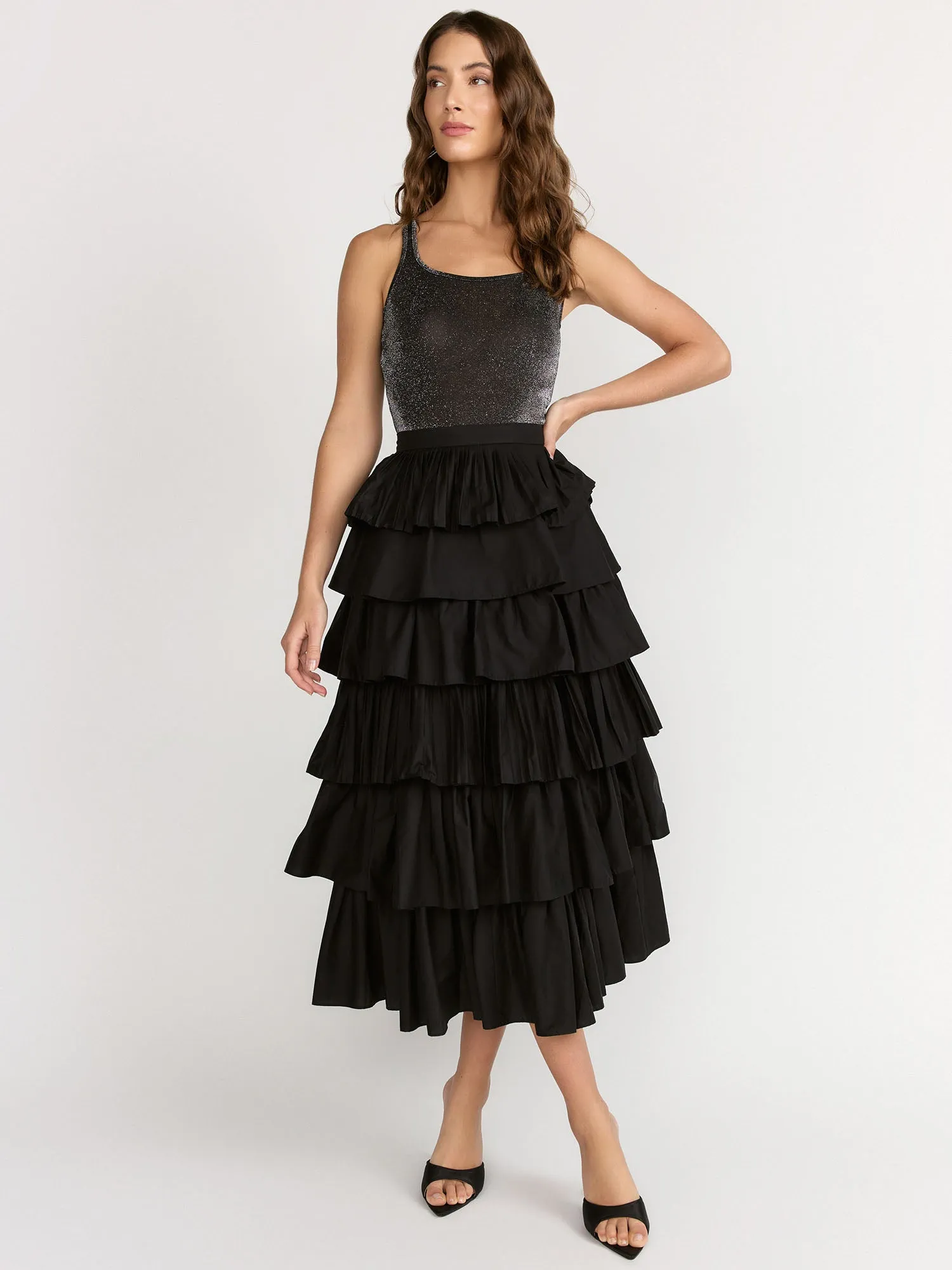 RD Style Sleeveless Shimmer Mesh Bodysuit - Brands We Love