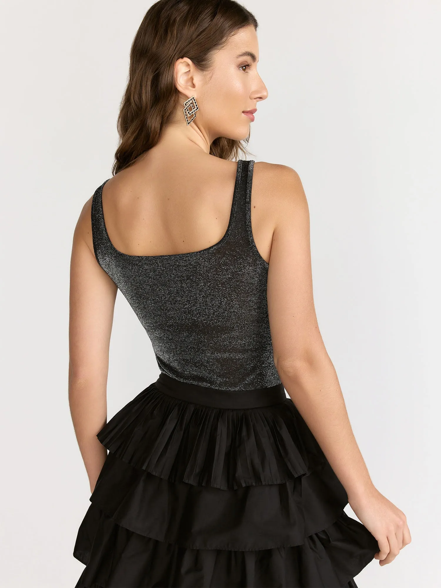 RD Style Sleeveless Shimmer Mesh Bodysuit - Brands We Love