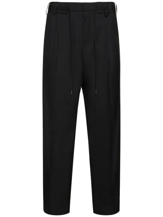 Sacai   Tailored wool blend pants 