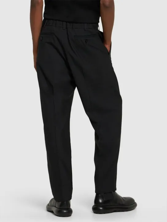 Sacai   Tailored wool blend pants 