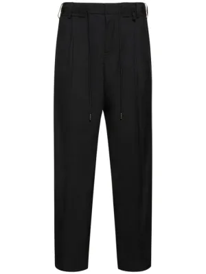 Sacai   Tailored wool blend pants 