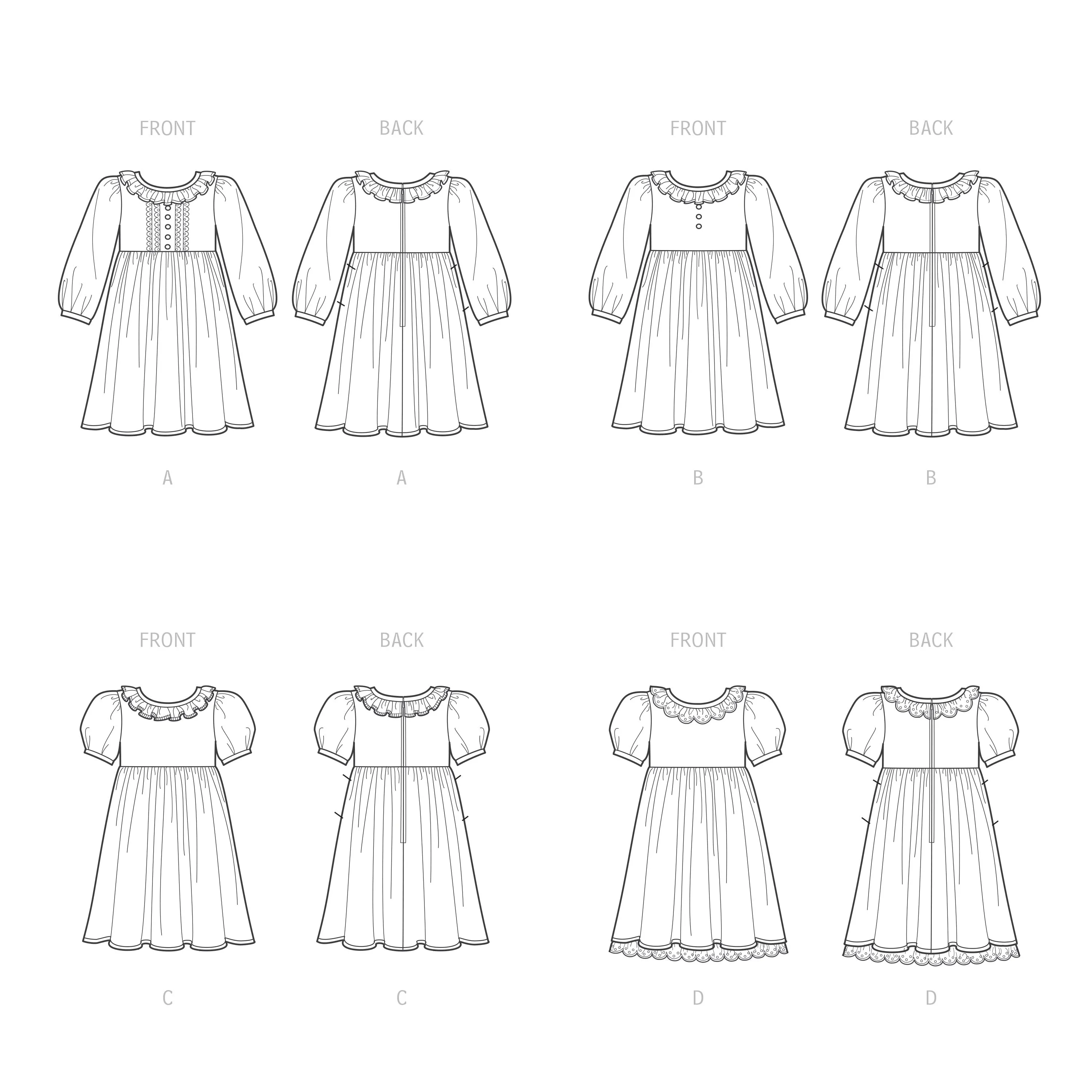Simplicity Pattern S9503 Children's Dresses