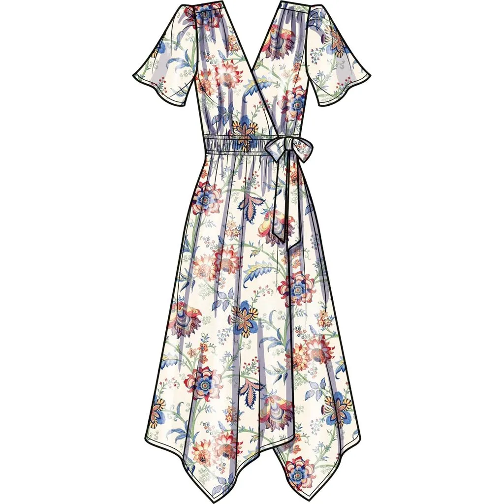Simplicity Sewing Pattern S9639 Misses' Midi Wrap Dress