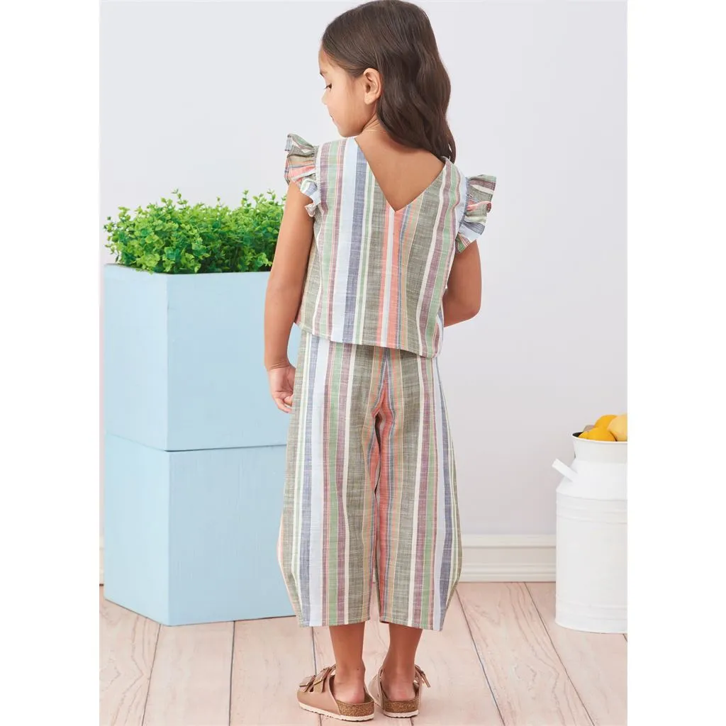 Simplicity Sewing Pattern S9761 Children's and Girls' Dress, Top and Pants