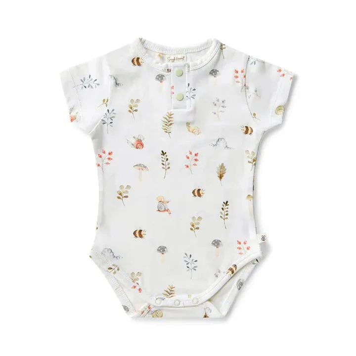 Snuggle Hunny SS Bodysuit - Garden Friends