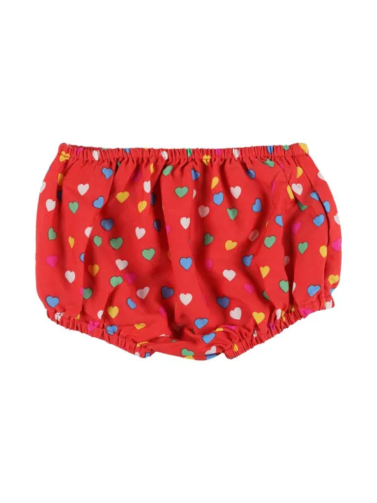 Stella McCartney Kids   Printed viscose dress w/ diaper cover 