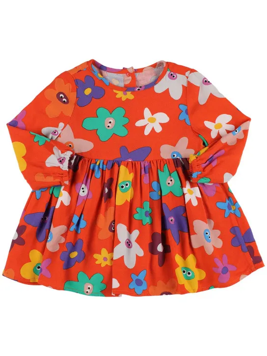 Stella McCartney Kids   Printed viscose dress w/ diaper cover 