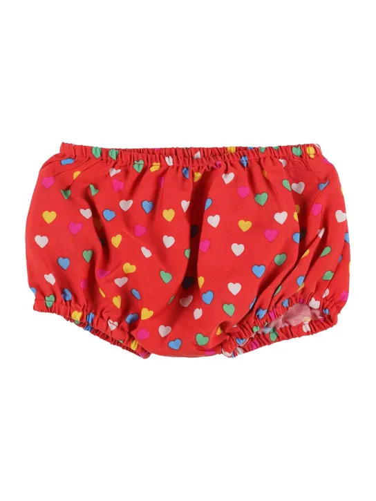 Stella McCartney Kids   Printed viscose dress w/ diaper cover 