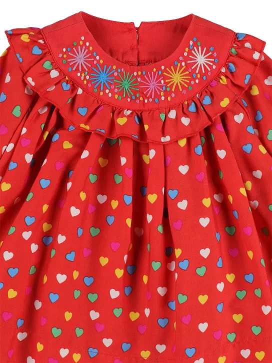 Stella McCartney Kids   Printed viscose dress w/ diaper cover 