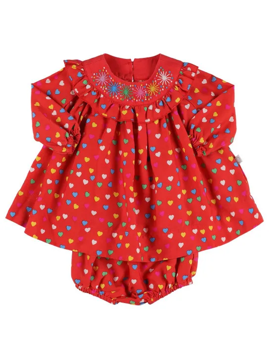 Stella McCartney Kids   Printed viscose dress w/ diaper cover 