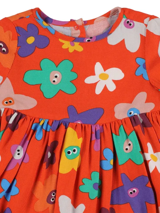 Stella McCartney Kids   Printed viscose dress w/ diaper cover 