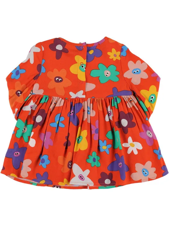Stella McCartney Kids   Printed viscose dress w/ diaper cover 