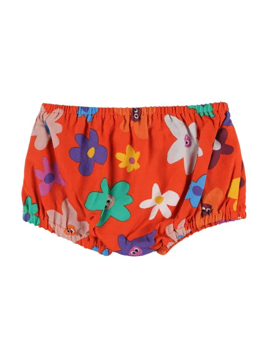 Stella McCartney Kids   Printed viscose dress w/ diaper cover 
