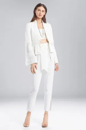 Summer Texture Peplum Jacket