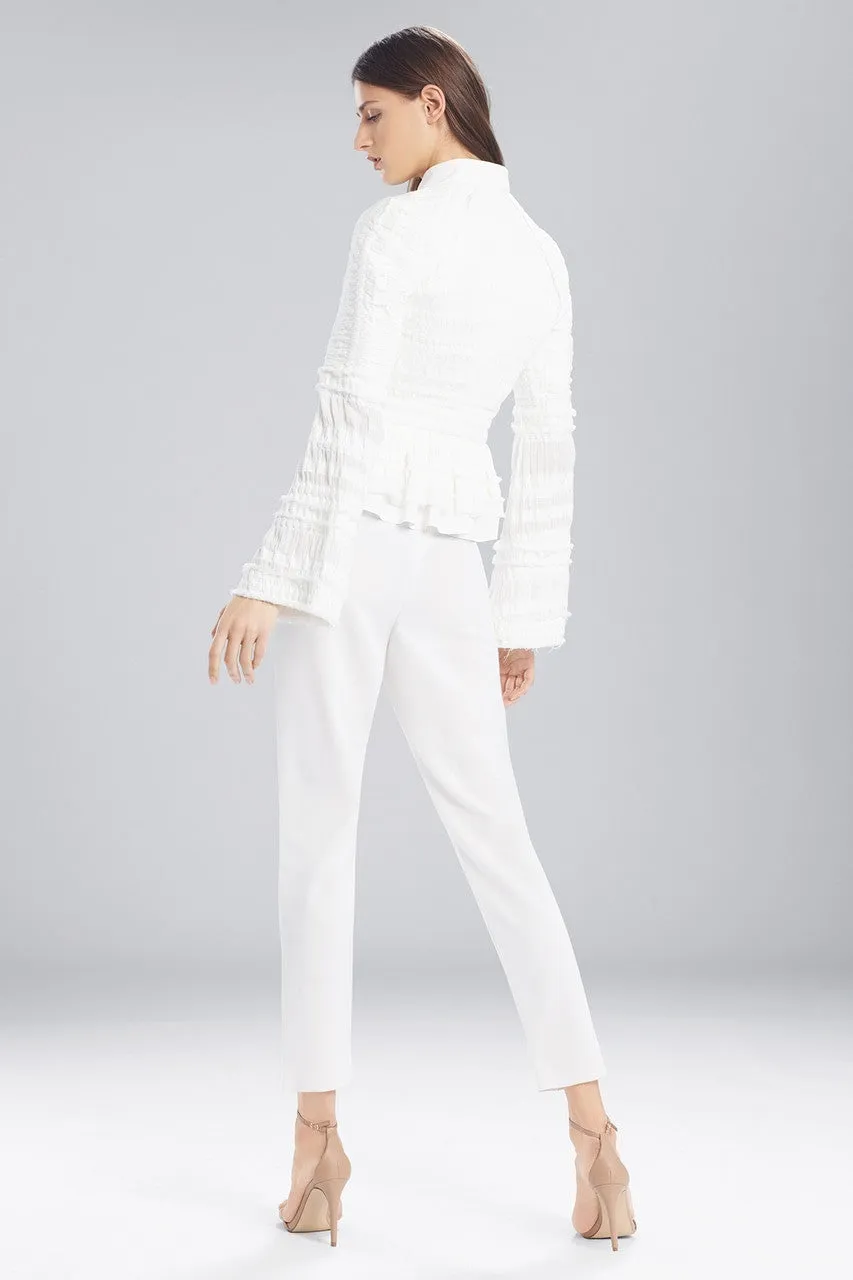 Summer Texture Peplum Jacket