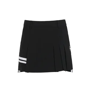 SVG Golf Black Stretch Pleated Quick-dry Skirt