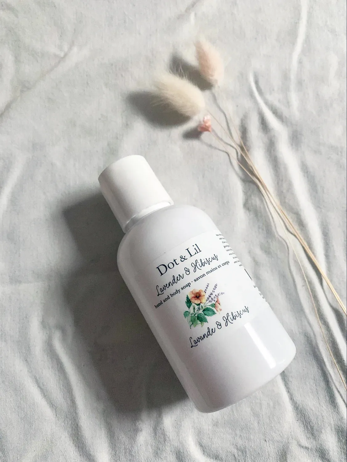 travel-size hand & body soap