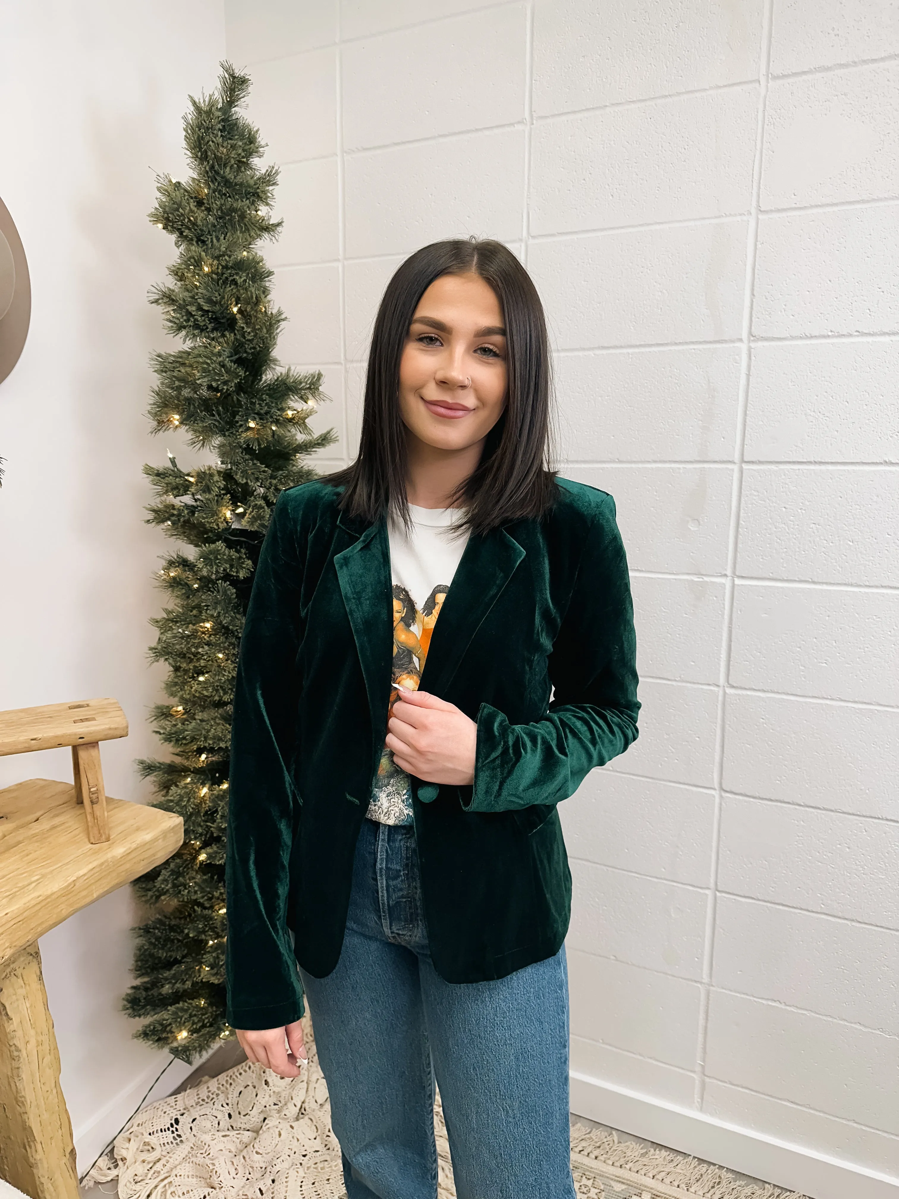 Velvet Blazer