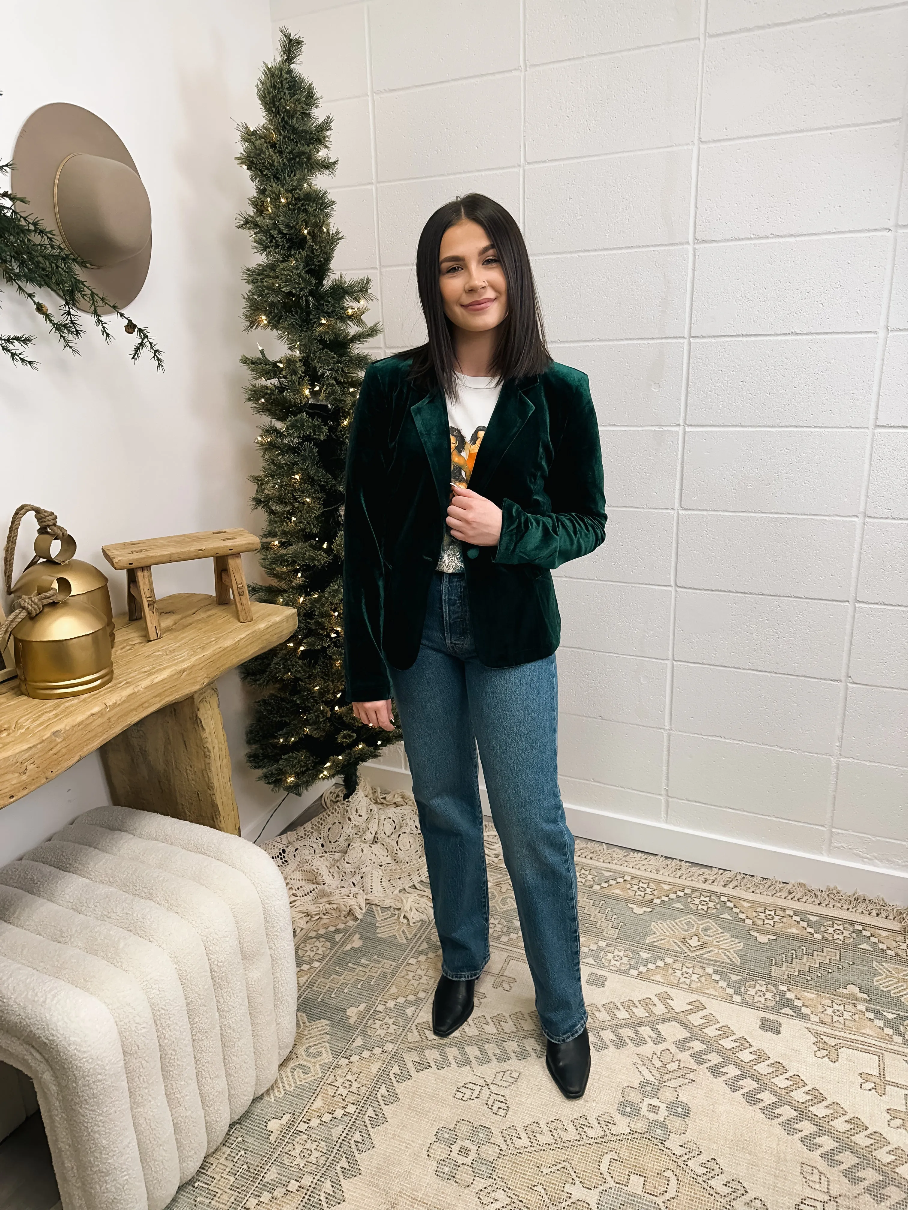 Velvet Blazer