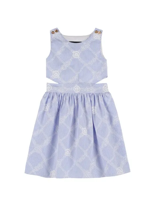 Versace   Cotton poplin dress 