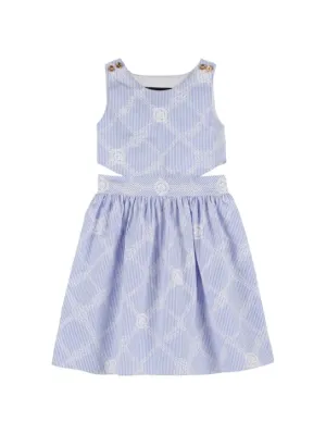 Versace   Cotton poplin dress 