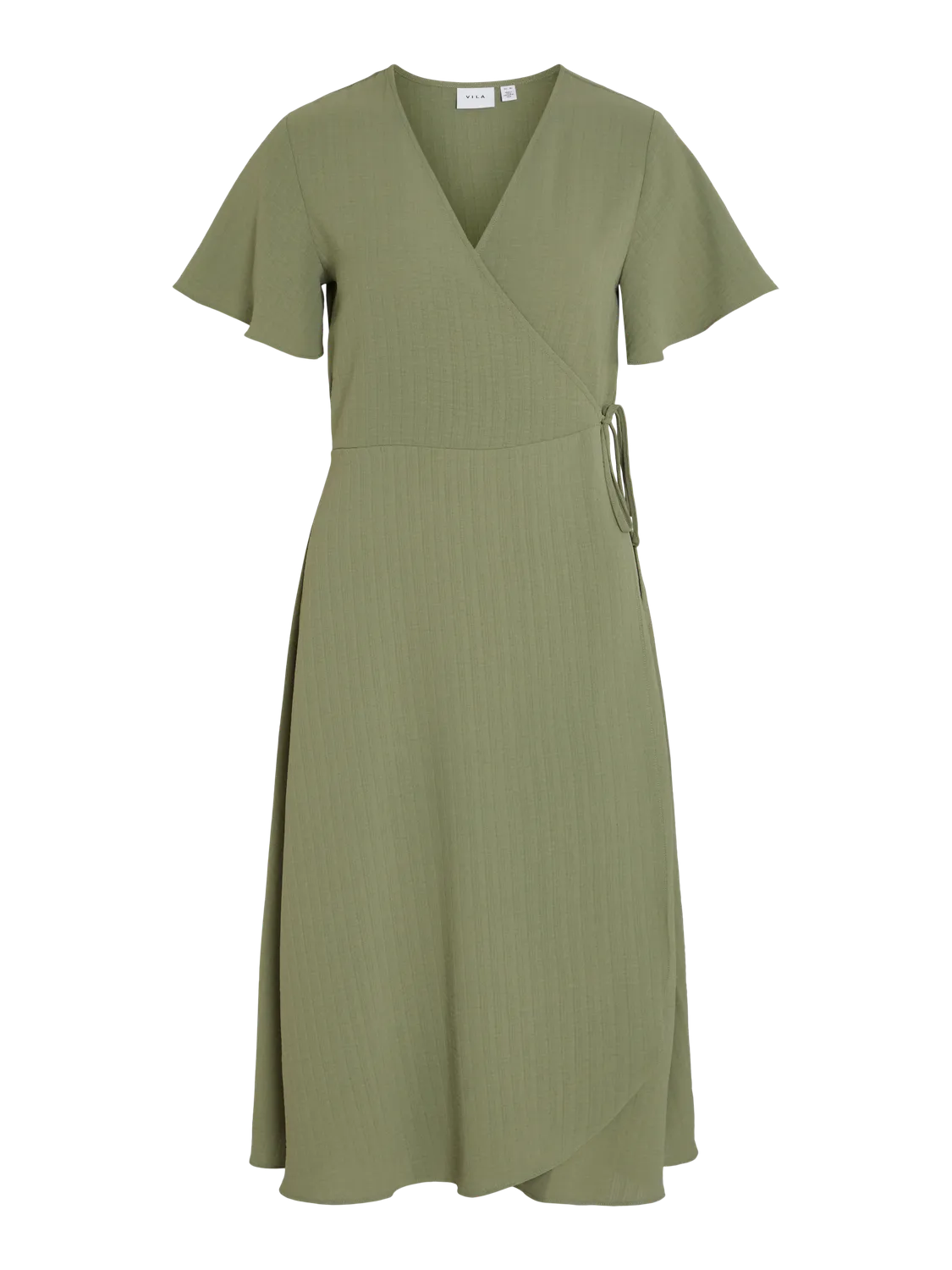 VILOVIE Long Dress - Oil Green