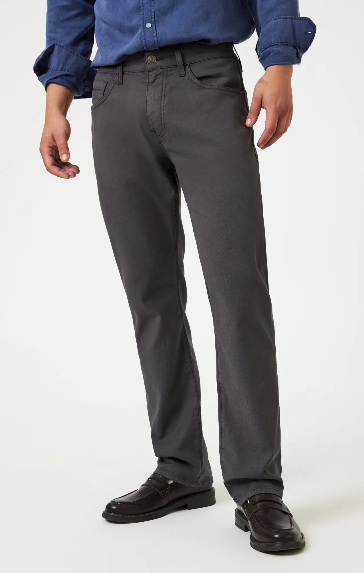 ZACH STRAIGHT LEG IN ASH LUXE TWILL